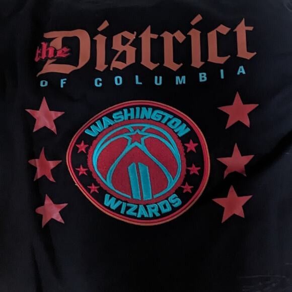 NBA Men's Pro Standard Black Washington Wizards 2023 City Edition T- Men's Large - Picture 2 of 11